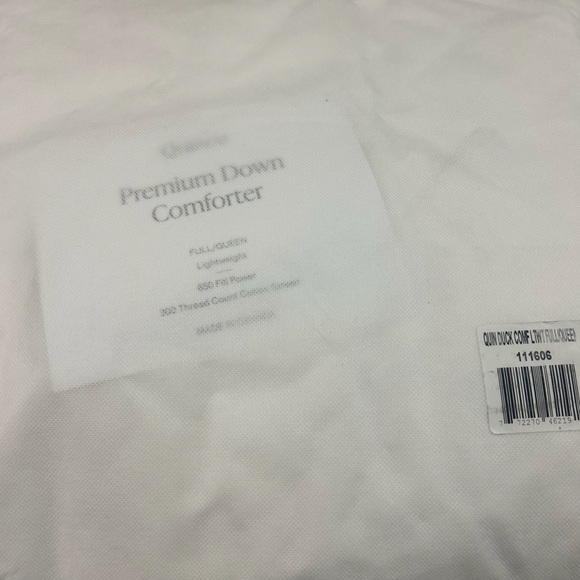 NWOT QUINCE Lightweight Premium Down Comforter Full/Queen 3904 - Picture 9 of 12
